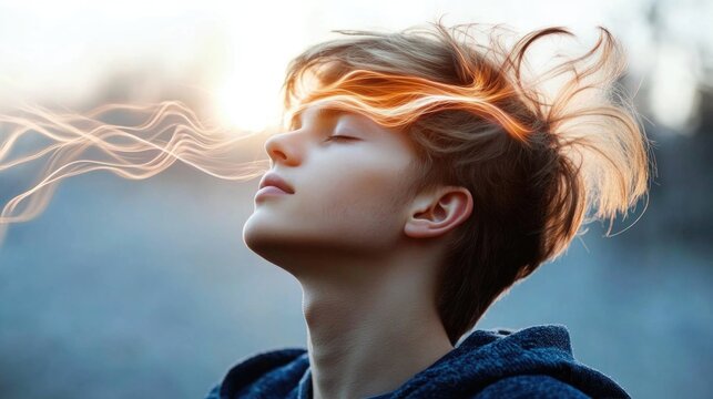 Healing sound Audio, Mental clarity: alpha wave, calming music therapy for memory and intelligence, blending soothing tunes for focus and peace, showcasing benefits of relaxing listening experiences.