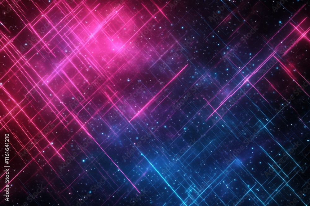 Leinwandbilder retro 1990s grid pattern with vibrant colors creating a nostalgic and artistic visual experience. ge