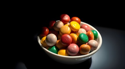 colorful chocolate candies