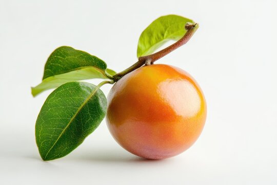 isolated tropical ziziphus mauritiana