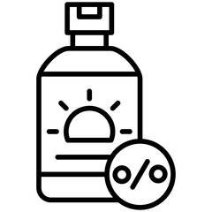 Sun Cream Icon