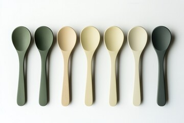 Seven Stylish Spoons in Earthy Tones