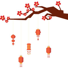 Hanging Chinese Lantern Decoration