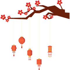 Hanging Chinese Lantern Decoration