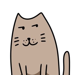 cute little cat character