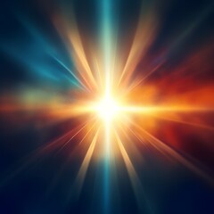 background with rays