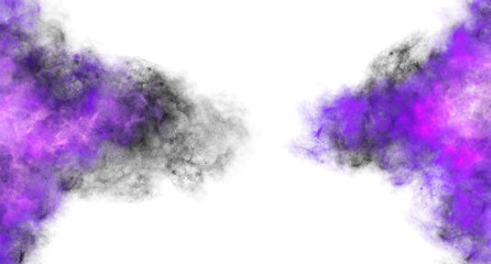 atmospheric mystical purple smoke effects