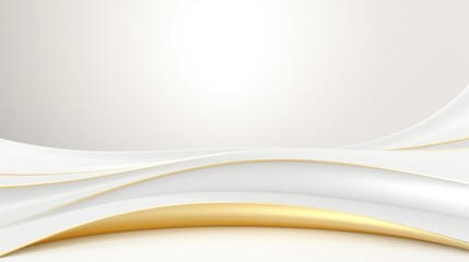 Obraz premium ree abstract white background minimal futuristic architectural space wallpaper