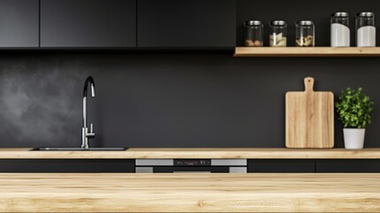 modern kitchen interior