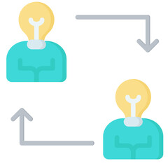Knowledge Transfer Icon