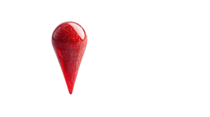 Location pin, transparent background