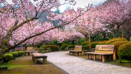 春の梅と静寂：公園で感じる季節の彩り