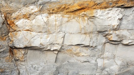 Fototapeta premium A detailed close-up view of a textured rock surface.