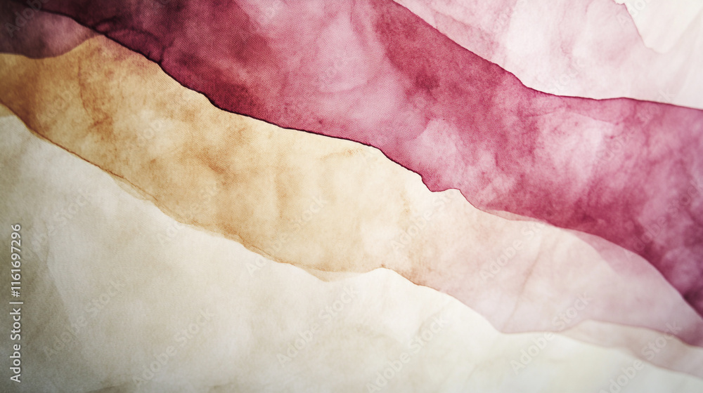 Poster abstract patterns of soft colors create a tranquil atmosphere in contemporary art