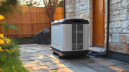 Big Backup Natural Gas Generator for House Building Outdoor,