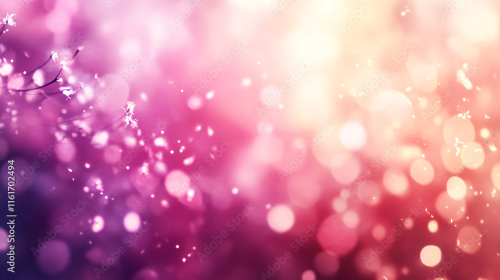 Aufkleber colorful bokeh background creating a dreamy atmosphere with soft lights and hues