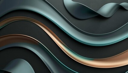 Fototapeta premium Abstract 3D Background