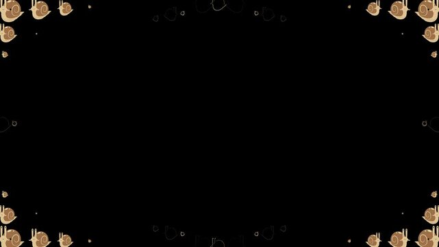 animated, emoji, snail, mollusk, gastropod, shell, spiral, slow, slimy, antennae, tentacles, retractable, terrestrial, invertebrate, hermaphrodite, creeping, crawling, mucus, trail, garden, leaf, herb