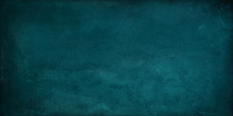 Dark turquoise grunge textured background creating dramatic atmosphere