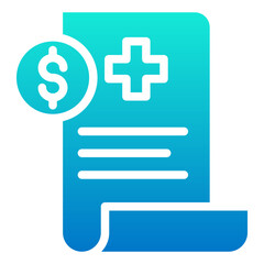 Fototapeta premium Medical Expense Icon
