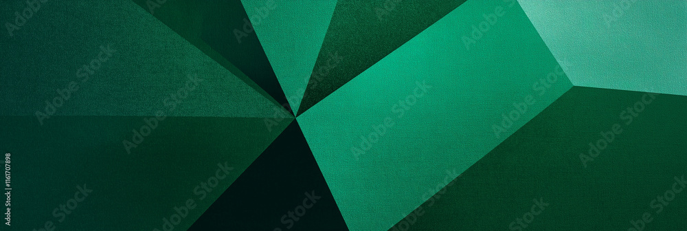 Aufkleber abstract green low poly background creating stunning visual effect