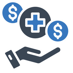 Obraz premium Medical Cost Icon