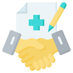 Obraz premium Contract Icon