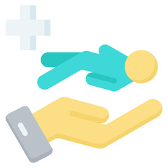 Obraz premium Patient Care Icon