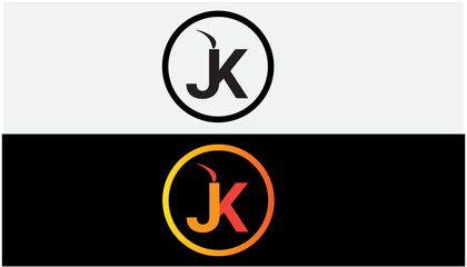 JK logo design is luxurious and professional