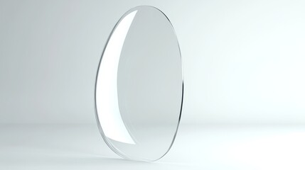 Transparent glass protection shield. Medical health protection concept 