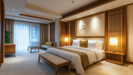 corridor in the hotel