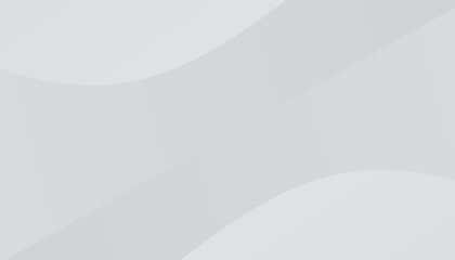 Abstract white and gray background with white lines and curved shapes for a clean, modern design background 