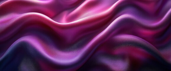 Obraz premium Luxurious Purple and Pink Silk Drape, Abstract Fabric Texture Background