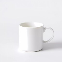 Obraz premium White mug emty blank for coffee or tea isolated on white
