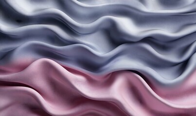 Fototapeta premium Abstract pink and blue fabric waves.