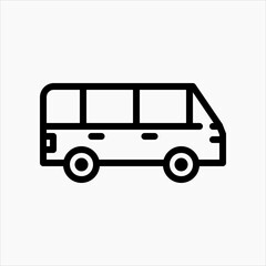 Design Illustration vector graphic of car icon with line style. Suitable for UI, mobile design, web design, etc