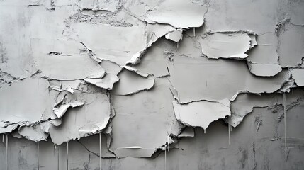 Obraz premium Peeling paint and texture on a weathered wall surface.