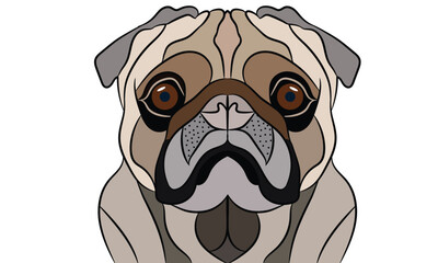 Bull Dog Vector 
