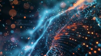 Fototapeta premium A detailed clipart illustration of a futuristic robot holding a tablet, symbolizing advanced technology and AI