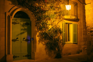 old street in the town