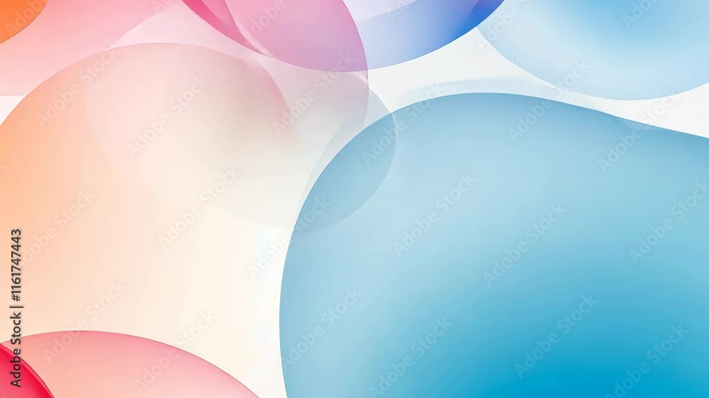 Poster abstract colorful background with smooth wave patterns and soft gradient shades