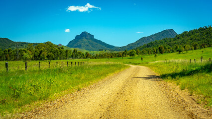Road to Mount Barney National Park