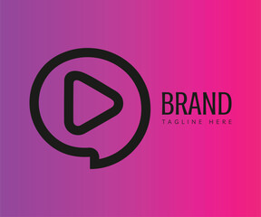 Chat logo icon design template elements. Usable for Branding, Business and Technology Logos.
