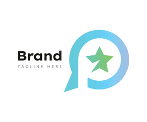 Chat logo icon design template elements. Usable for Branding, Business and Technology Logos.
