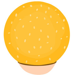 Illustration of sesame ball giant