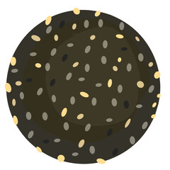 Illustration of sesame ball
