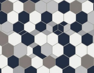 Naklejka premium blue hexagon background