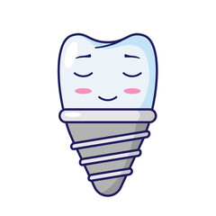 funny kawaii cute tooth sticker expression