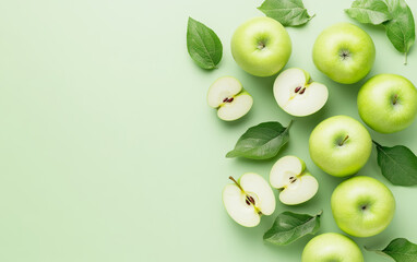 Healthy fruits and vegetables theme business background