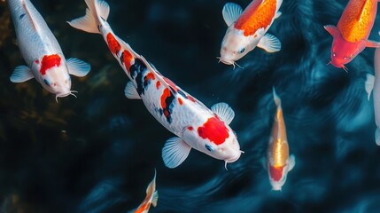 Koi Fish Pond: A Serene Underwater World